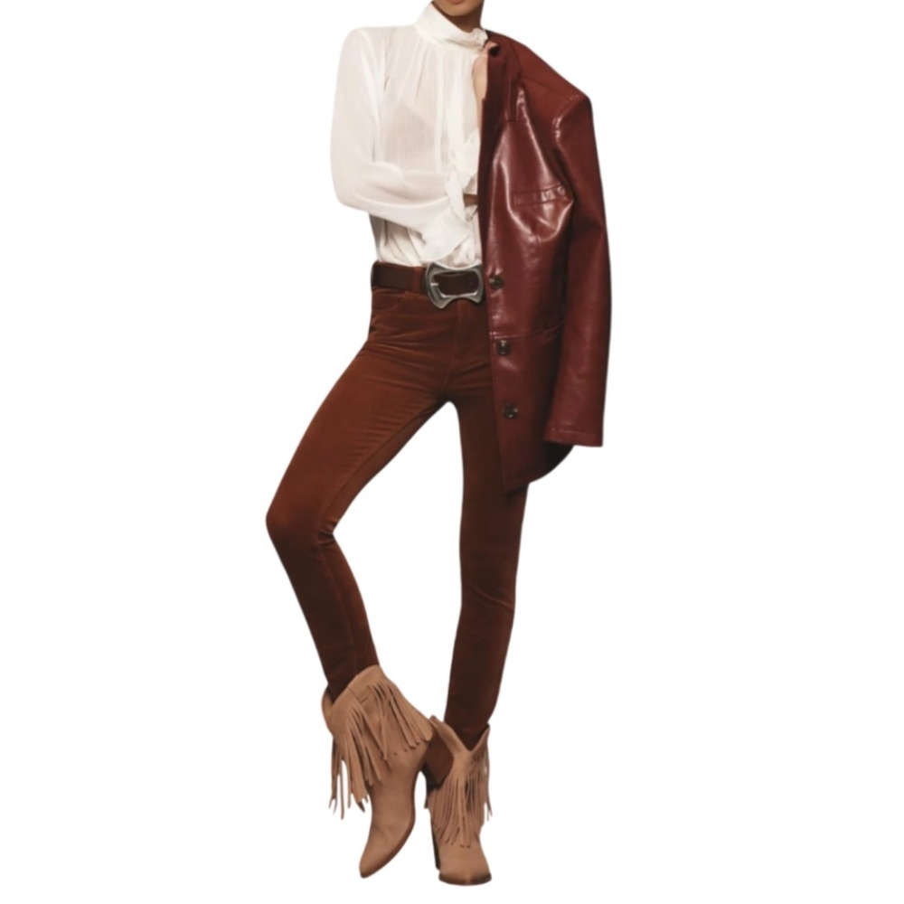 D Jeans Thin Weld Corduroy Size 6 Brown